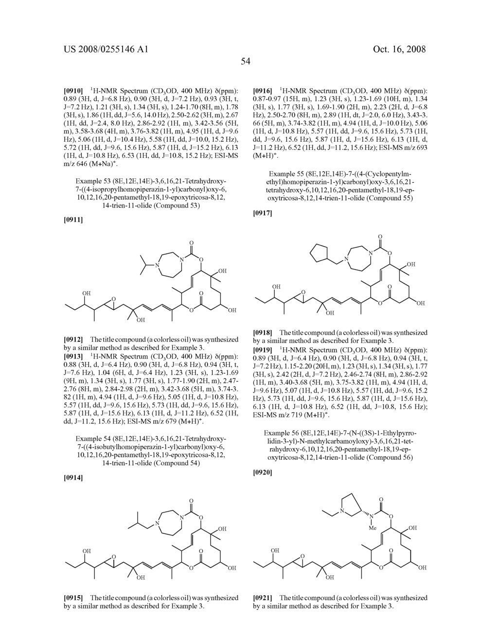 NOVEL PHYSIOLOGICALLY ACTIVE SUBSTANCES - diagram, schematic, and image 55