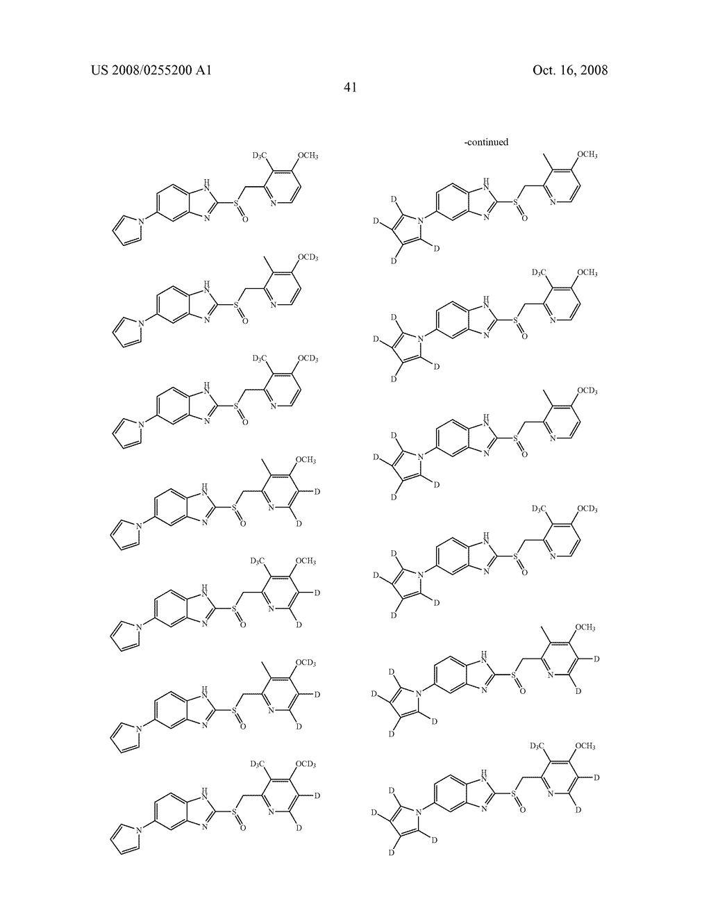 SUBSTITUTED BENZIMIDAZOLES - diagram, schematic, and image 42