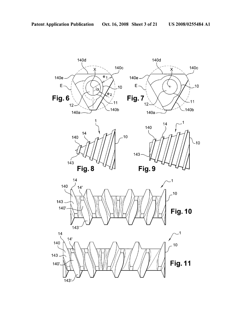 MASSAGE MEMBER, MASSAGE DEVICE AND PACKAGING AND DISPENSING ASSEMBLY INCORPORATING SUCH A MASSAGE DEVICE - diagram, schematic, and image 04