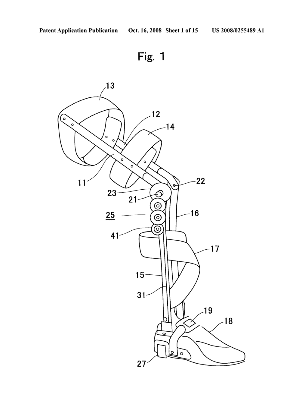 Knee-Ankle-Foot Orthosis with Load Brake - diagram, schematic, and image 02