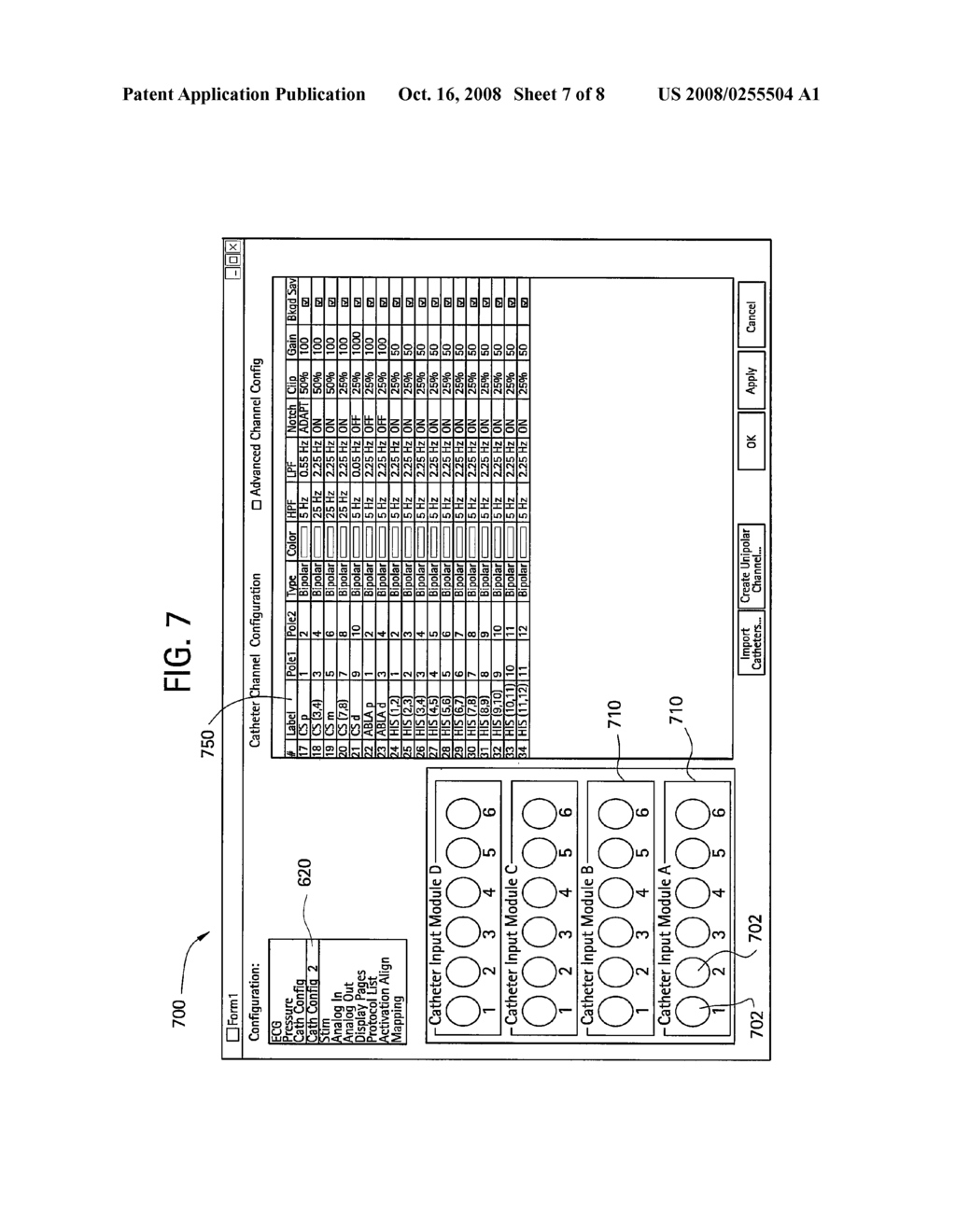 USER INTERFACE FOR CONFIGURING AN INVASIVE CARDIOLOGY DIGITAL SIGNAL AMPLIFIER AND METHOD OF USE - diagram, schematic, and image 08