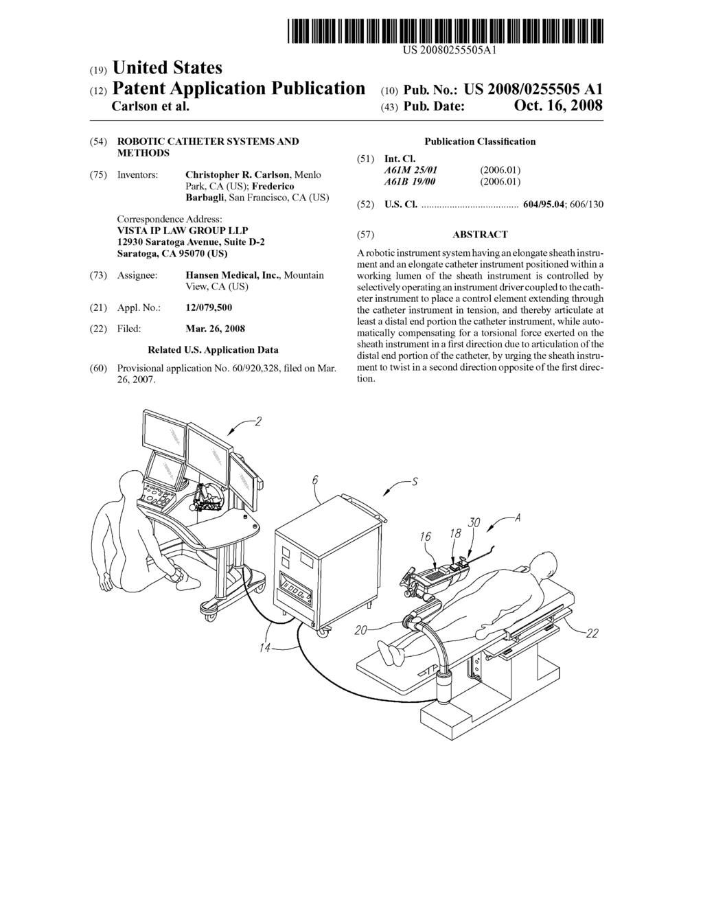 Robotic catheter systems and methods - diagram, schematic, and image 01