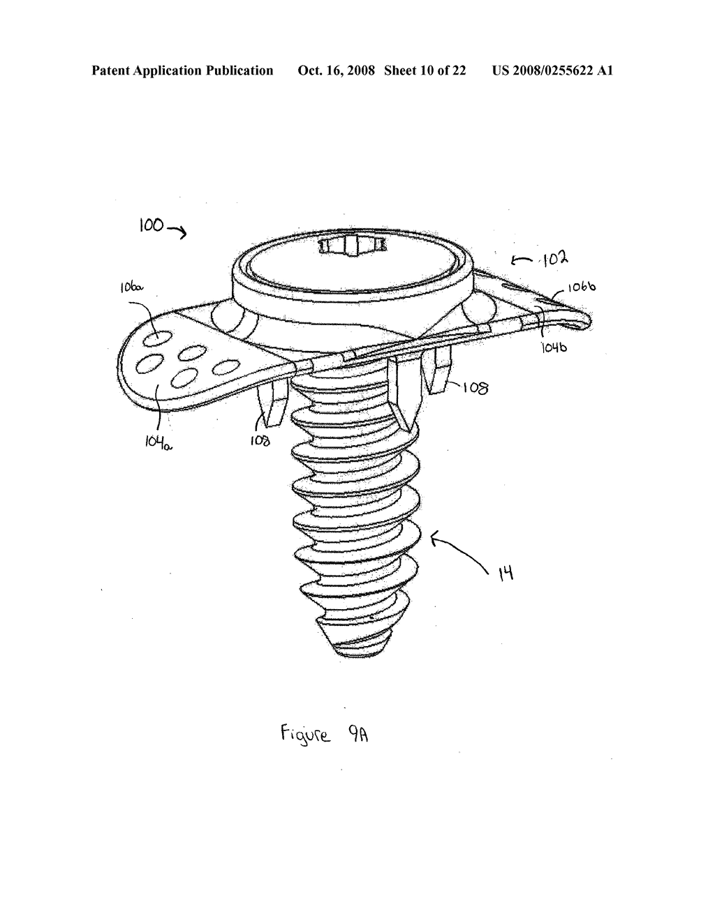 FACET FIXATION AND FUSION SCREW AND WASHER ASSEMBLY AND METHOD OF USE - diagram, schematic, and image 11