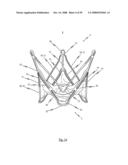 Medical device for treating a heart valve insufficiency or stenosis diagram and image