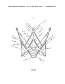 Medical device for treating a heart valve insufficiency or stenosis diagram and image