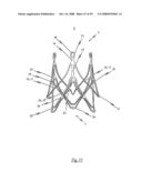 Medical device for treating a heart valve insufficiency or stenosis diagram and image