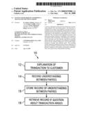 System and Method of Confirming a Transaction Between Parties diagram and image