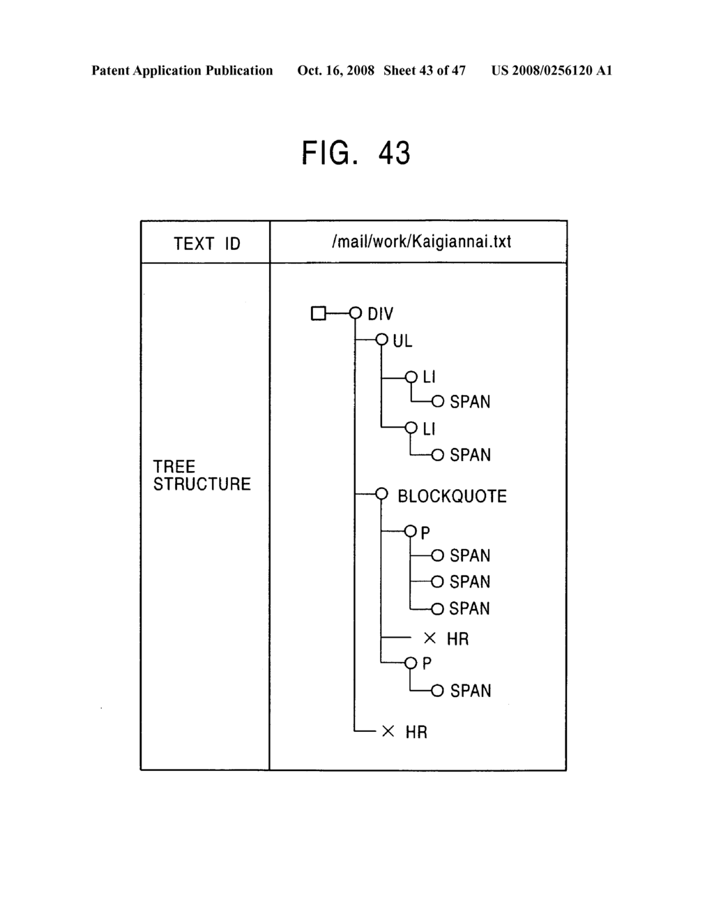 Document processing apparatus, document processing method, document processing program and recording medium - diagram, schematic, and image 44