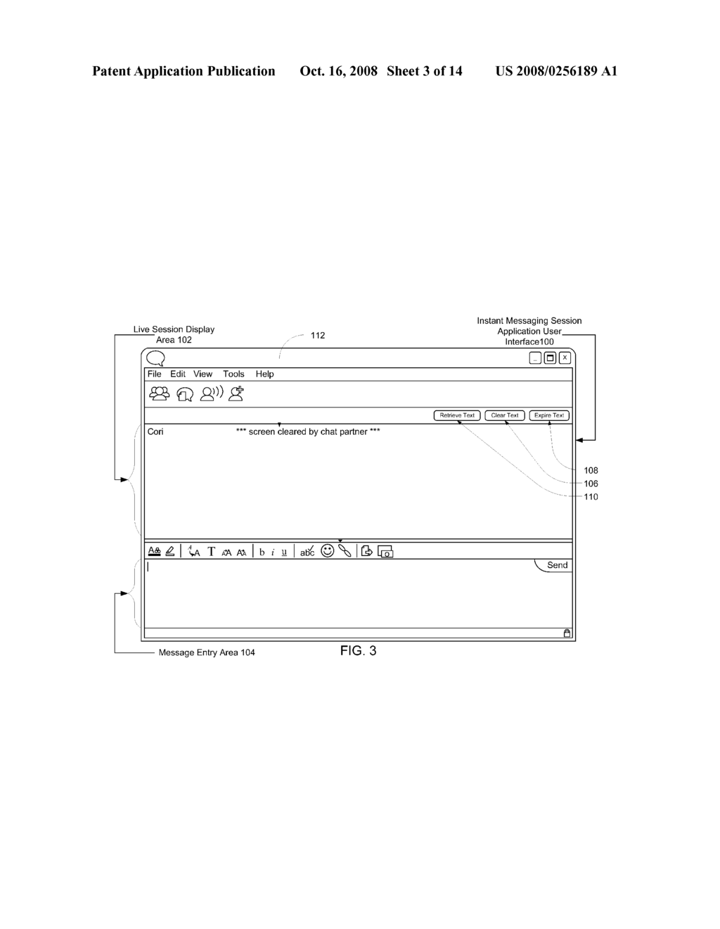 METHOD AND SYSTEM FOR CONTROLLING THE DISPLAY OF SENSITIVE INFORMATION AND FOR MANAGING VISUAL CLUTTER IN A LIVE SESSION DISPLAY AREA SYSTEM - diagram, schematic, and image 04