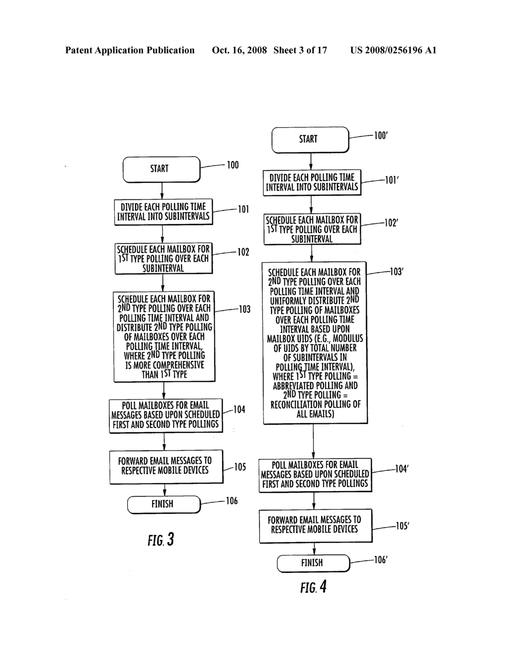 EMAIL SYSTEM INCLUDING EMAIL AGGREGATION SERVER PROVIDING STAGGERING OF OVERLAPPED POLLING AND RELATED METHODS - diagram, schematic, and image 04