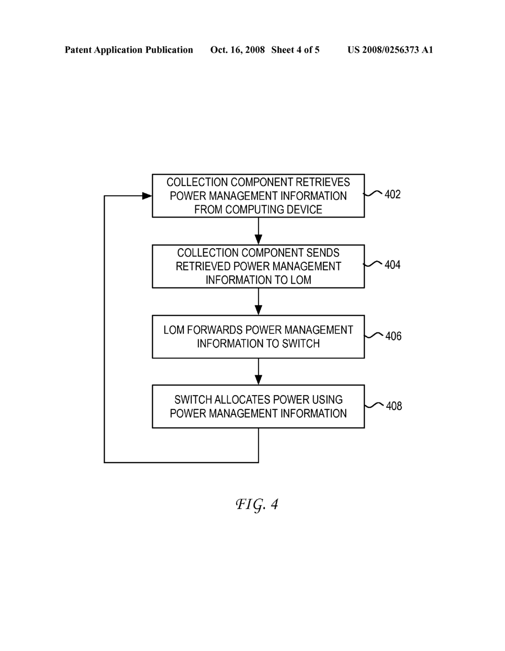 SYSTEM AND METHOD FOR COLLECTING POWER MANAGEMENT PARAMETERS IN A COMPUTING DEVICE FOR POWER OVER ETHERNET - diagram, schematic, and image 05