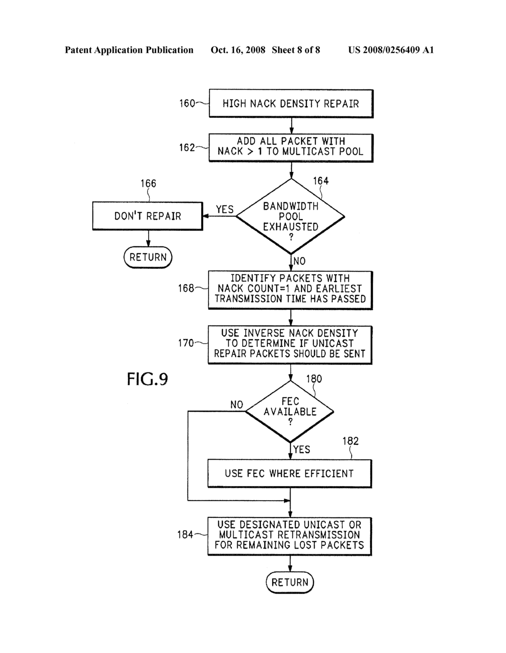 HYBRID CORRECTIVE SCHEME FOR DROPPED PACKETS - diagram, schematic, and image 09