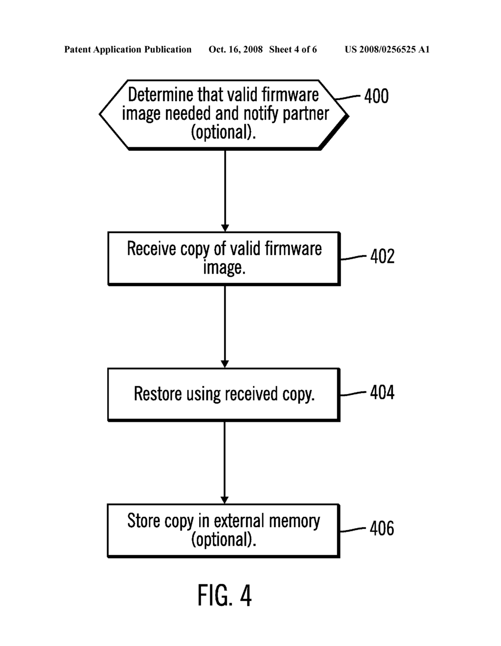 AUTOMATED FIRMWARE RESTORATION TO A PEER PROGRAMMABLE HARDWARE DEVICE - diagram, schematic, and image 05