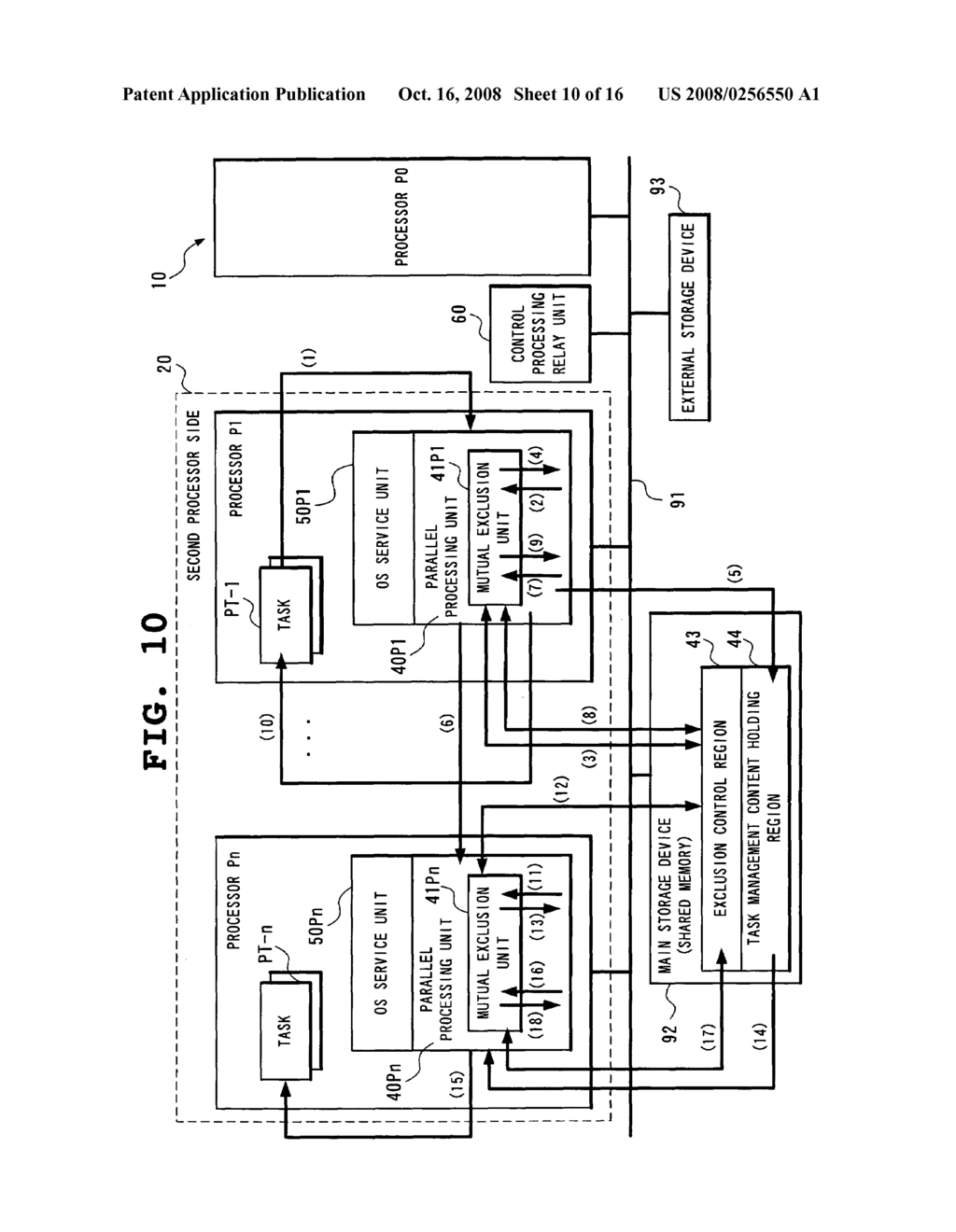 Parallel processing system by OS for single processor - diagram, schematic, and image 11