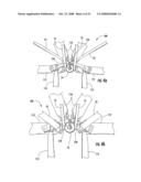 Multi-point tethering system for head and neck restraint devices diagram and image