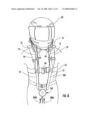 Multi-point tethering system for head and neck restraint devices diagram and image