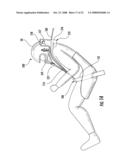 Multi-point tethering system for head and neck restraint devices diagram and image