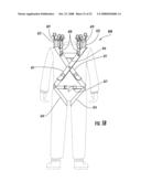 Multi-point tethering system for head and neck restraint devices diagram and image