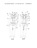 Multi-point tethering system for head and neck restraint devices diagram and image