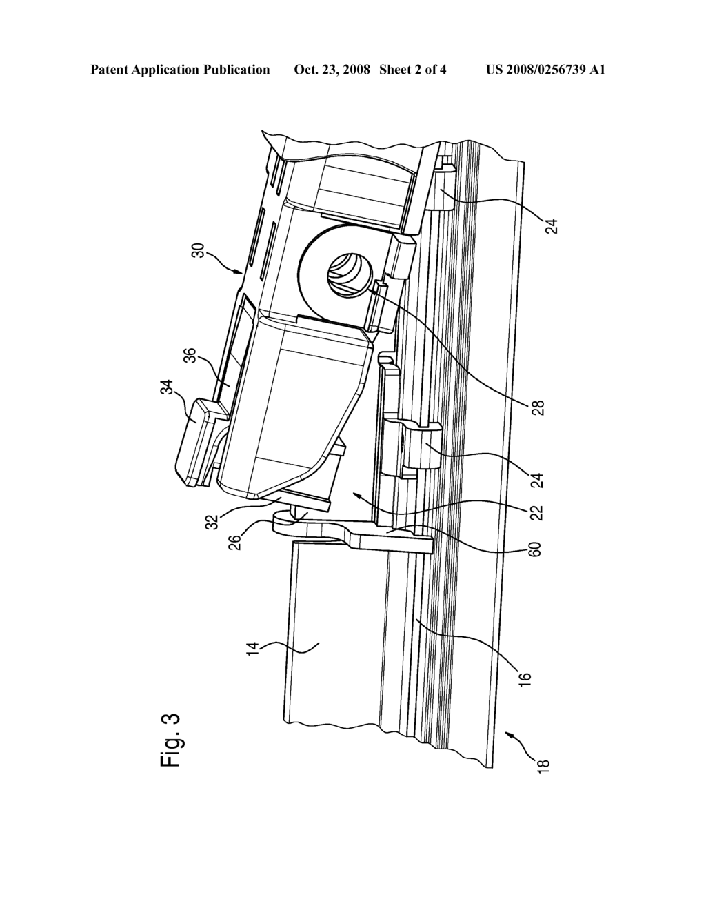 Device For Connecting A Wiper Blade To A Wiper Arm Of A Windshield Wiper In An Articulated Manner - diagram, schematic, and image 03