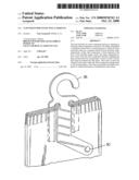 Clip for interconnecting garments diagram and image