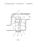 FASTENER DEVICE FOR FASTENING TWO COMPONENTS diagram and image