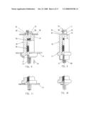 FASTENER DEVICE FOR FASTENING TWO COMPONENTS diagram and image