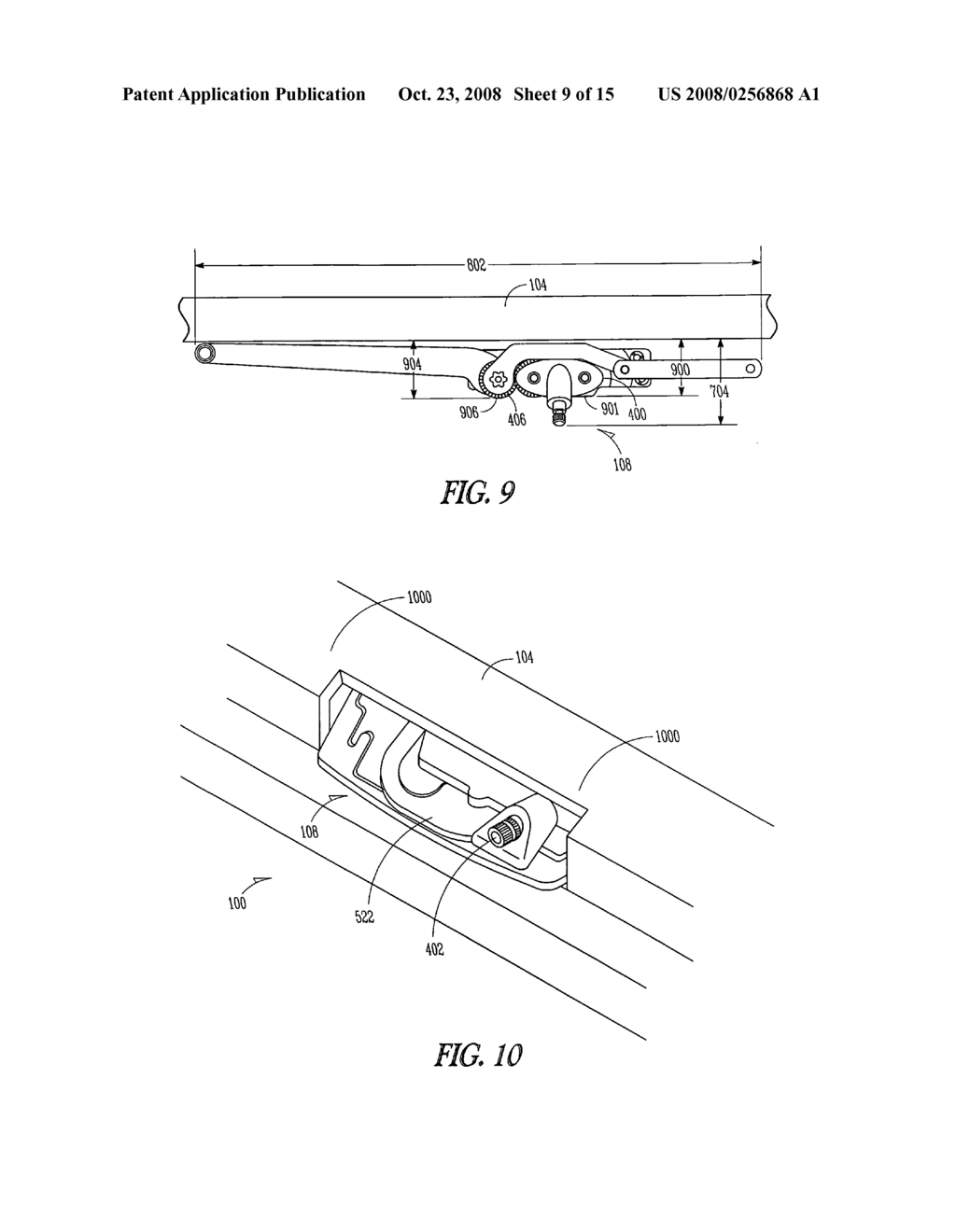 NARROW PROFILE WINDOW DRIVE MECHANISM - diagram, schematic, and image 10