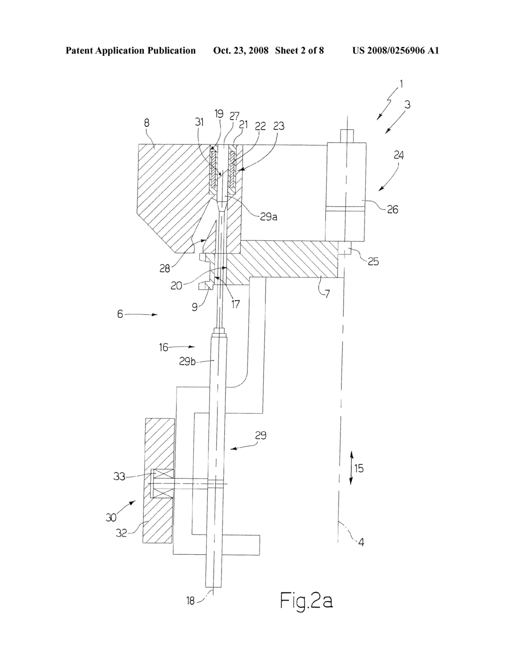 METHOD AND MACHINE FOR FILLING CAPSULES OR SIMILAR WITH AT LEAST ONE PRODUCT, IN PARTICULAR A PHARMACEUTICAL PRODUCT IN GRANULES - diagram, schematic, and image 03