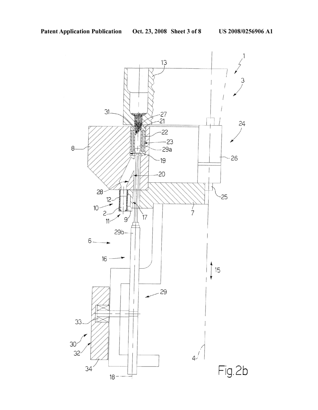 METHOD AND MACHINE FOR FILLING CAPSULES OR SIMILAR WITH AT LEAST ONE PRODUCT, IN PARTICULAR A PHARMACEUTICAL PRODUCT IN GRANULES - diagram, schematic, and image 04