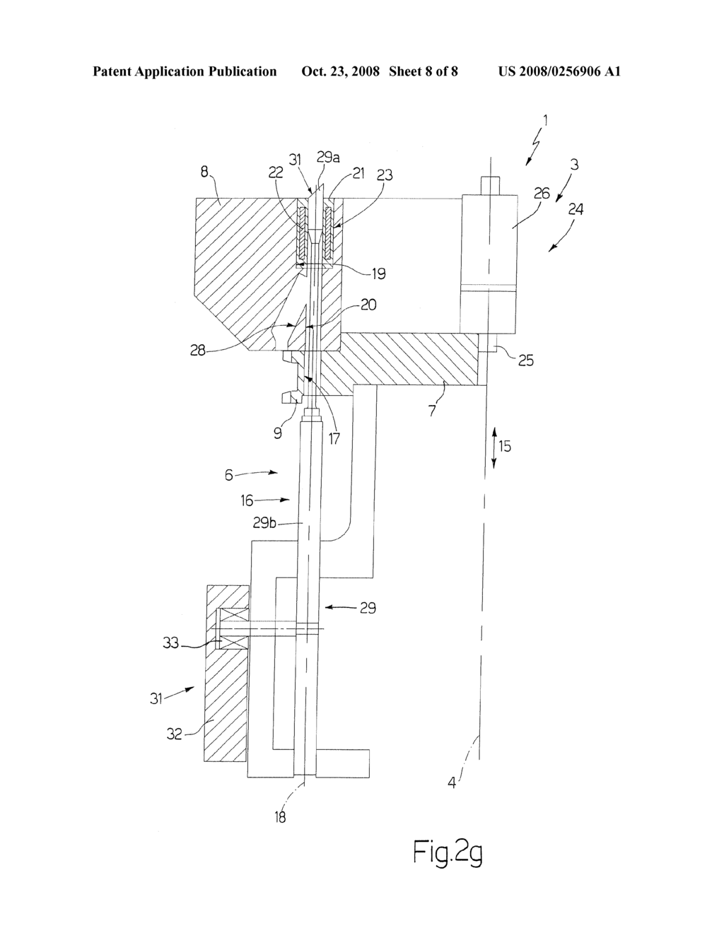 METHOD AND MACHINE FOR FILLING CAPSULES OR SIMILAR WITH AT LEAST ONE PRODUCT, IN PARTICULAR A PHARMACEUTICAL PRODUCT IN GRANULES - diagram, schematic, and image 09