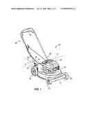 QUICK RELEASE LAWN MOWER HANDLEBAR HEIGHT ADJUSTMENT diagram and image