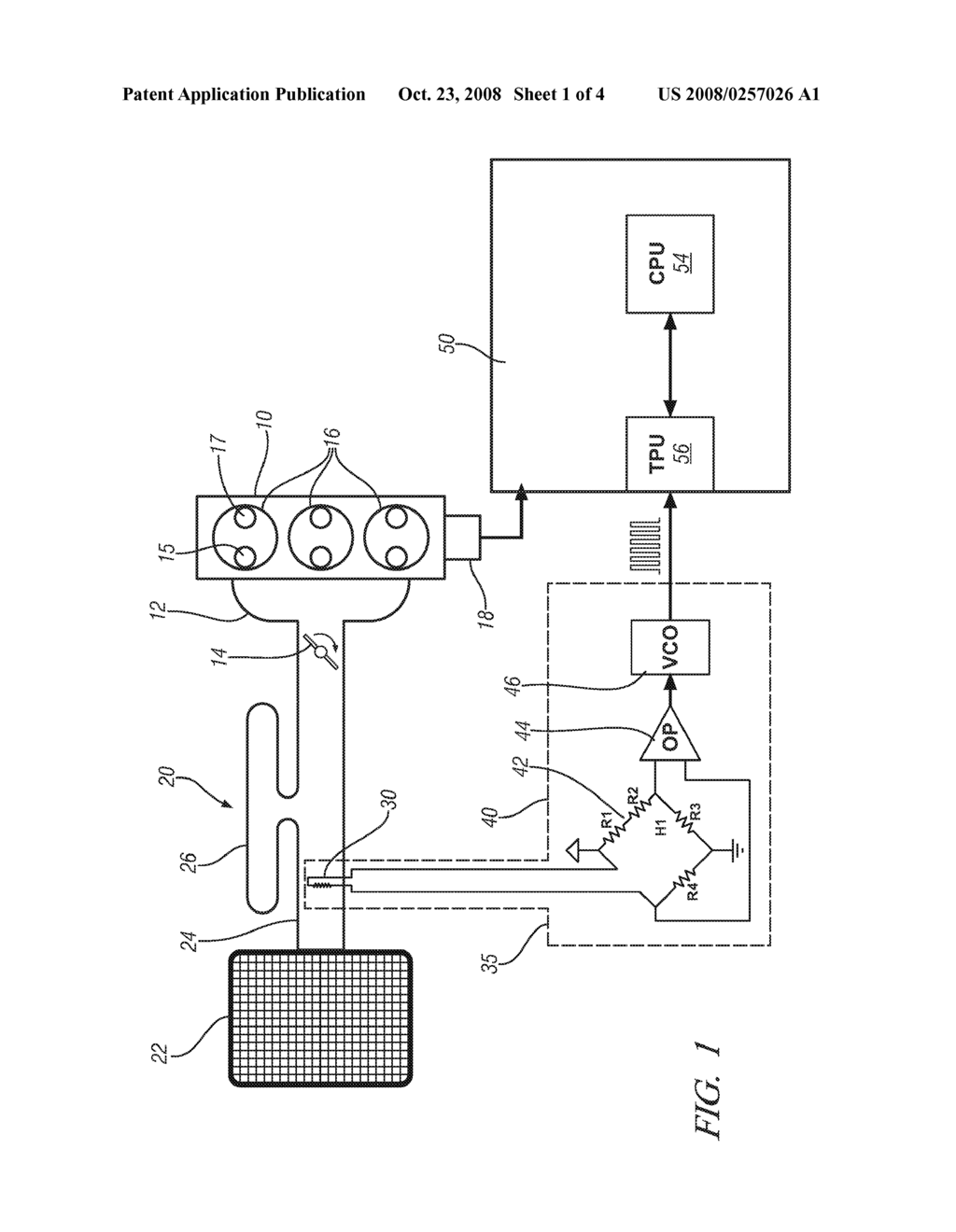 METHOD AND APPARATUS FOR DETERMINING INTAKE AIR MASS - diagram, schematic, and image 02