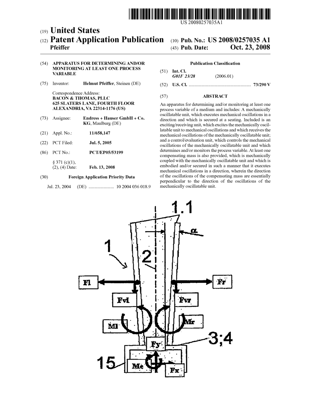 Apparatus for Determining and/or Monitoring at Least One Process Variable - diagram, schematic, and image 01