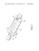 Ball screw with a changeable oil-storage unit diagram and image