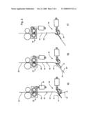 Method and Devices for Severing Sheets from and/or Feeding a Web into a Subsequent Processing Stage diagram and image