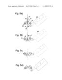 Method and Devices for Severing Sheets from and/or Feeding a Web into a Subsequent Processing Stage diagram and image