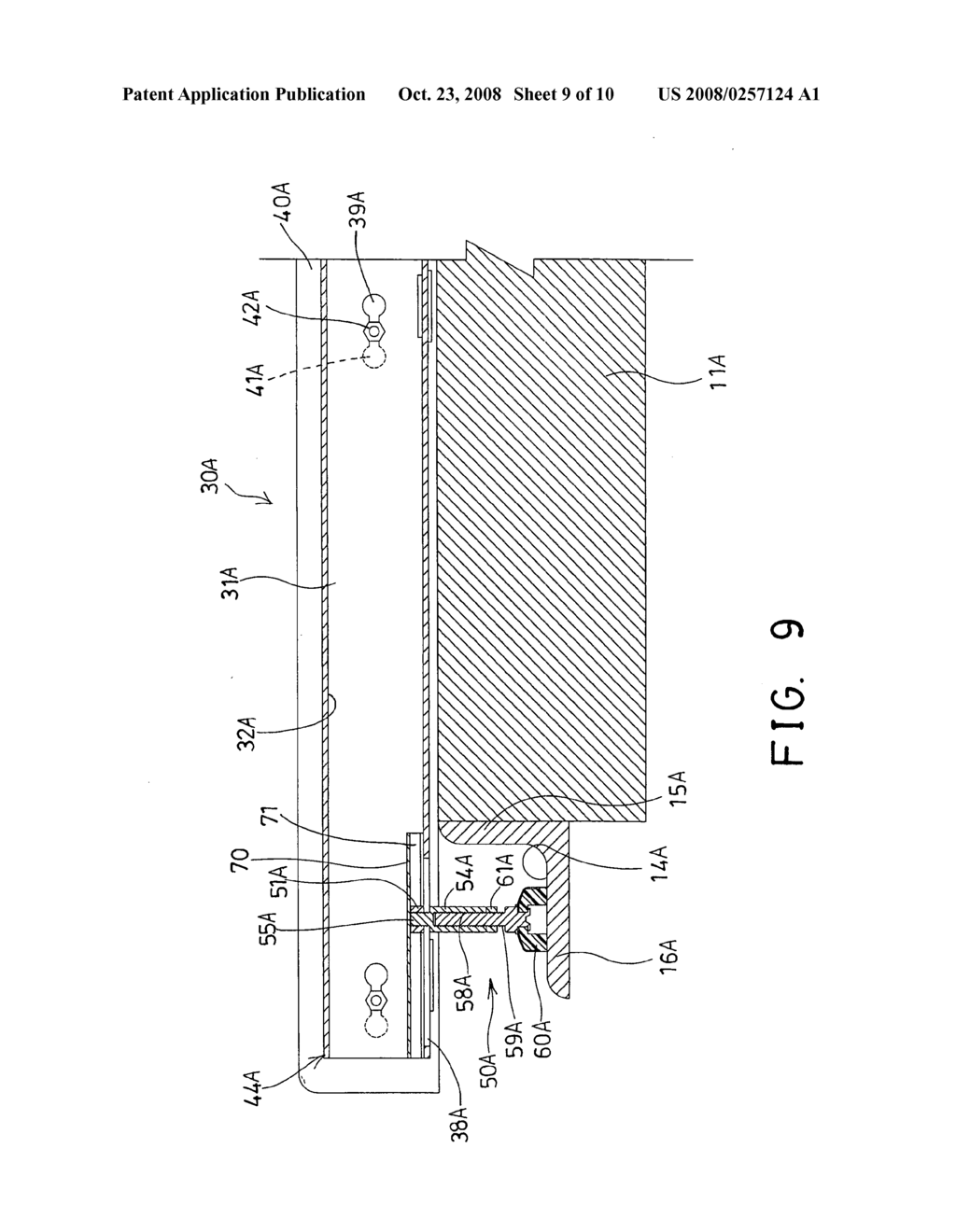 Working table having adjustable fence - diagram, schematic, and image 10