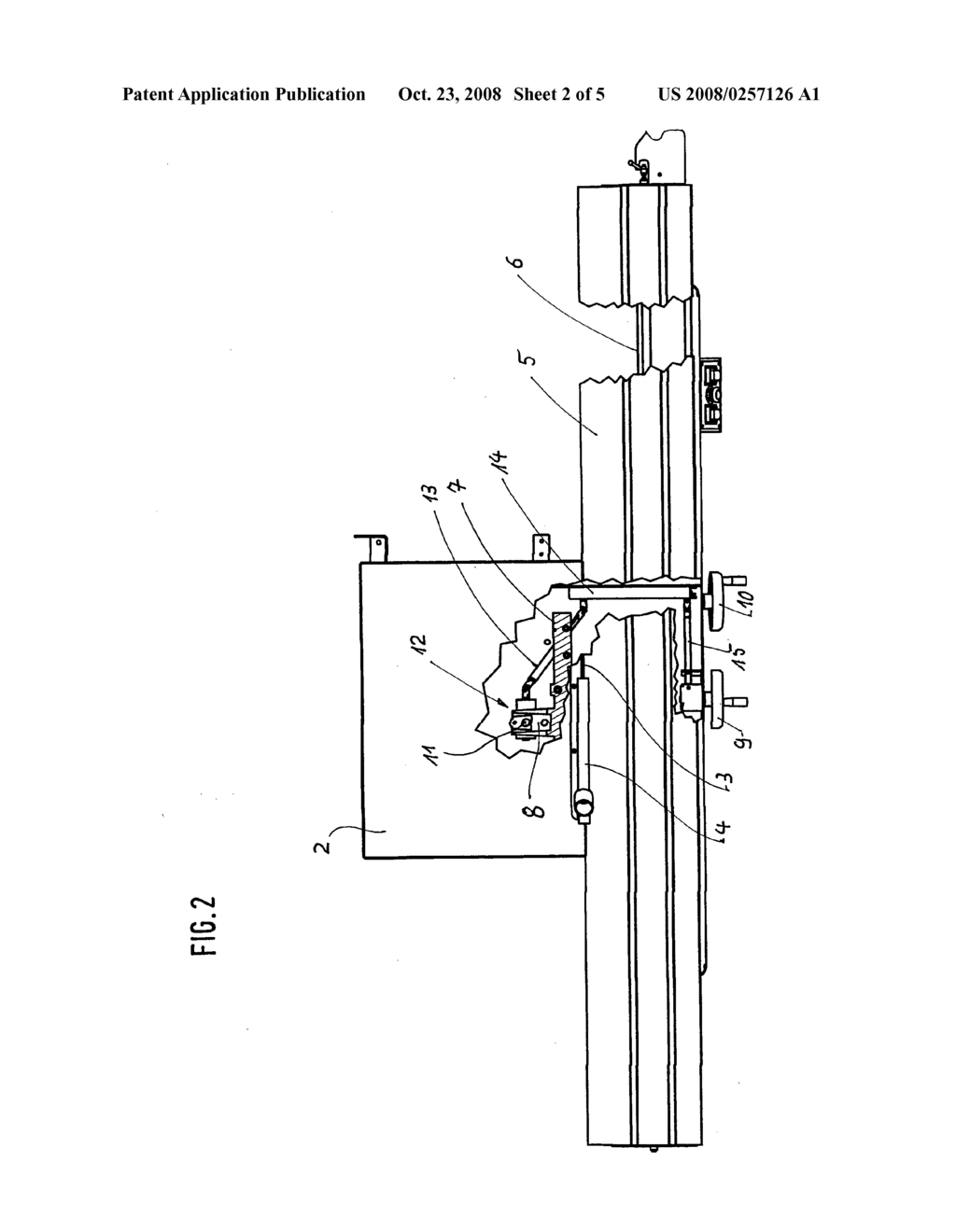 Panel sizing circular saw - diagram, schematic, and image 03