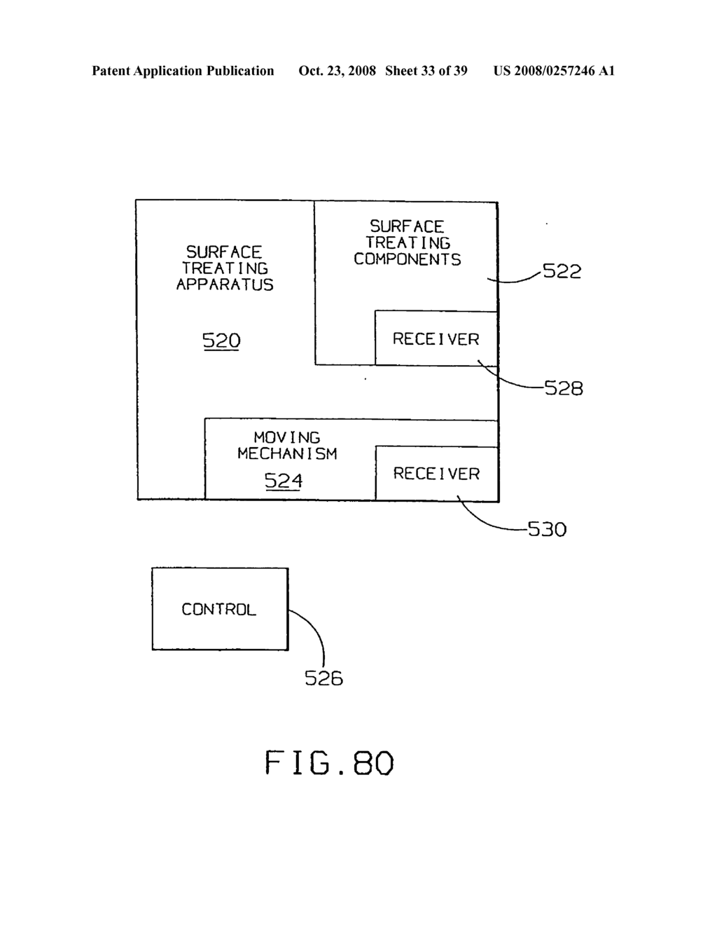 Apparatus for treating a surface bounding a space within which a bulk supply of flowable material can be contained - diagram, schematic, and image 34