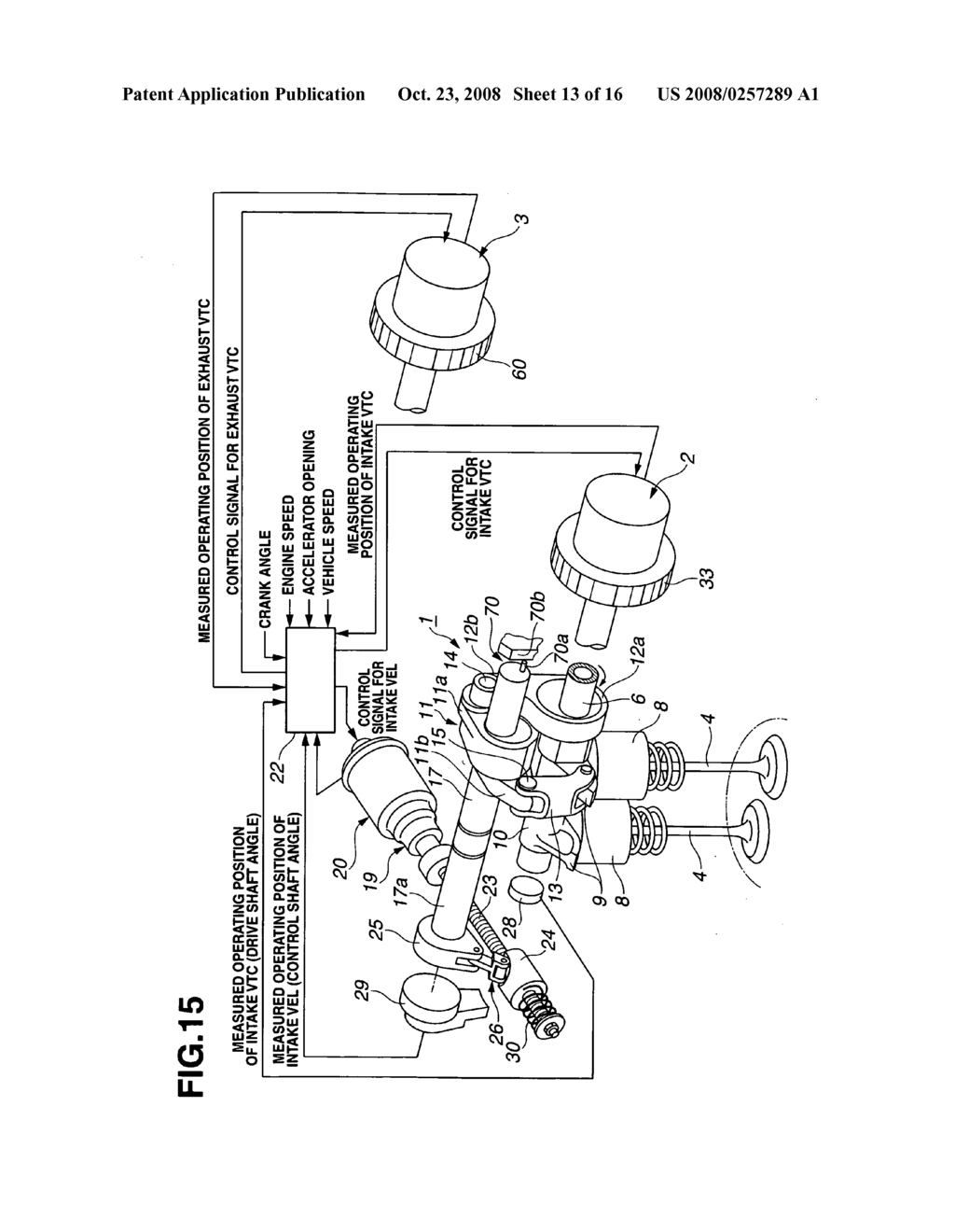 Variable valve actuating apparatus for internal combustion engine - diagram, schematic, and image 14