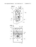 FLUORIDE TREATED DENTAL FLOSS AND DISPENSER diagram and image