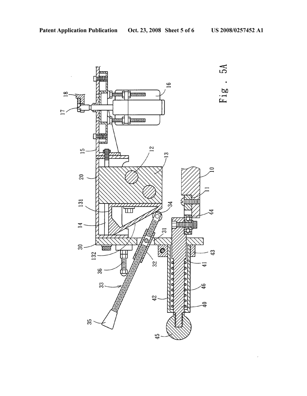 Guiding apparatus for tenon fabrication machines - diagram, schematic, and image 06