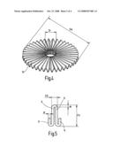 Method for the production of a filter element diagram and image