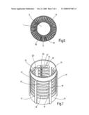 Method for the production of a filter element diagram and image