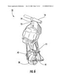 LIGHTWEIGHT PROPULSION DEVICE FOR PROVIDING MOTIVE FORCE TO A SKATE EQUIPMENT USER diagram and image