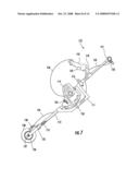 LIGHTWEIGHT PROPULSION DEVICE FOR PROVIDING MOTIVE FORCE TO A SKATE EQUIPMENT USER diagram and image