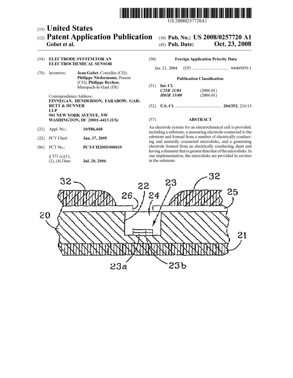 Electrode System for an Electrochemical Sensor - diagram, schematic, and image 01