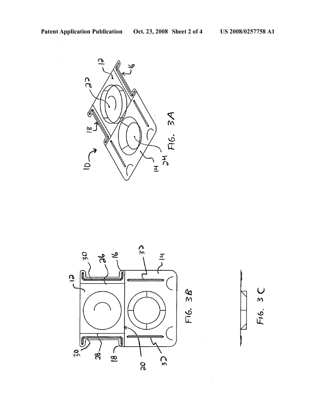 Display package with foldable legs, and method for converting the package for display - diagram, schematic, and image 03