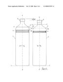 Anti-Tampering Beverage Container Made of Plastic Material Such as Pe, Pet, Pvc or the Like diagram and image